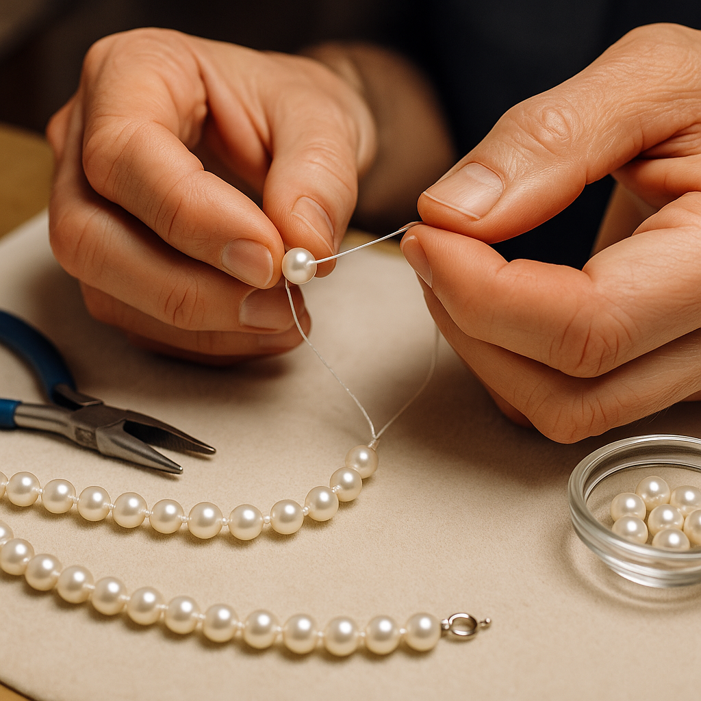 Pearl or Bead Restringing